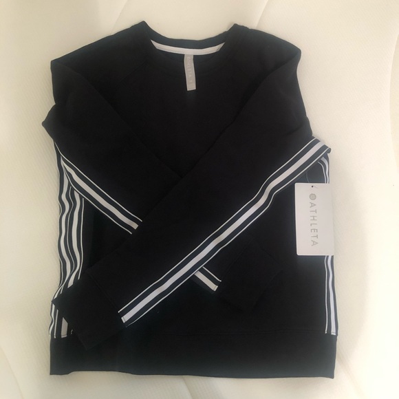 Athleta striped sweatshirt ✨NEW✨ - Picture 4 of 7